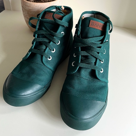 BANGS Teal Canvas High-Tops - Picture 2 of 15